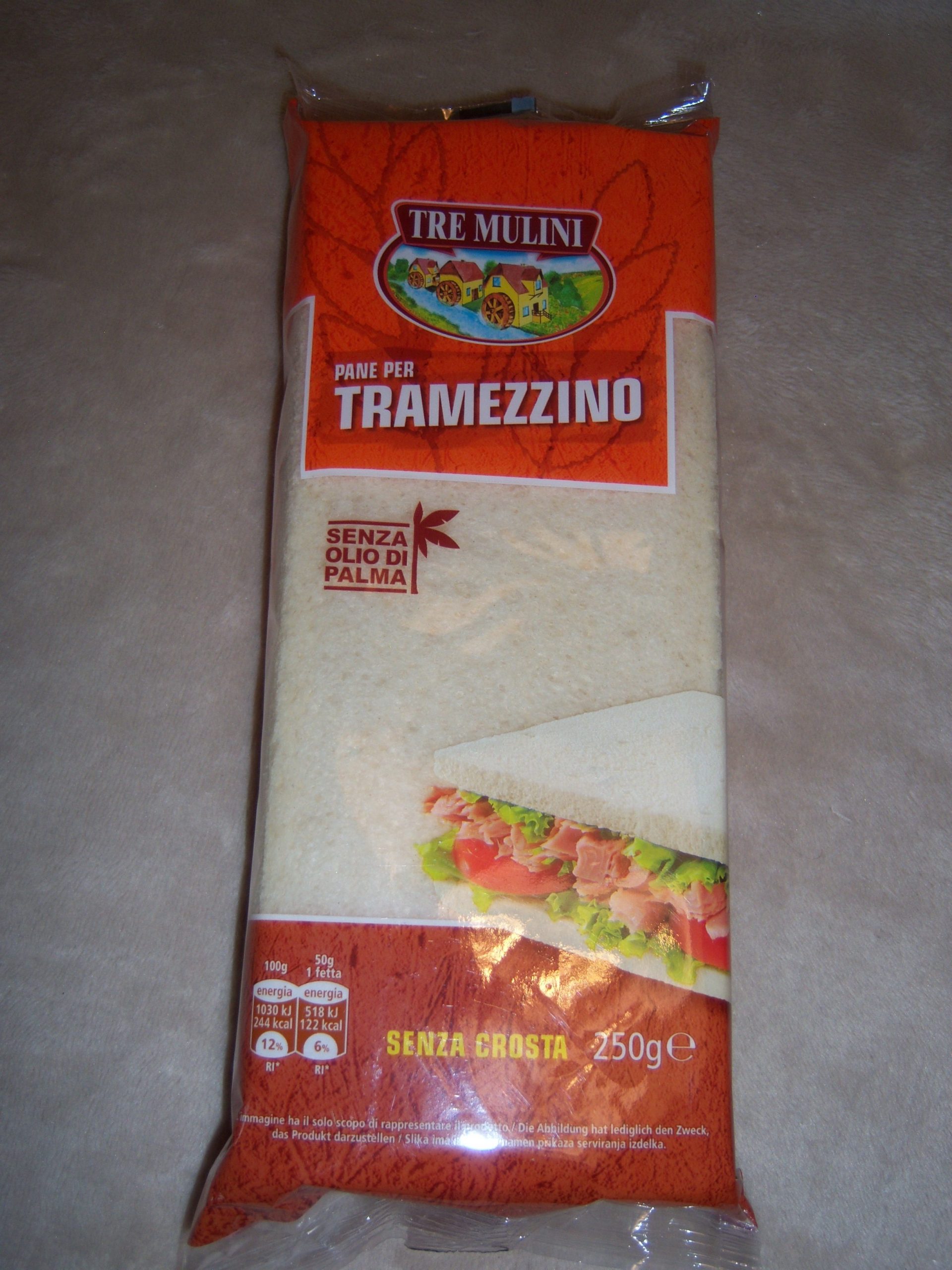 Tramezzini Brot das weiche Italienische Brot Ohne Rand. - Suedtirol Market